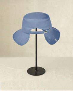 chapeau réversible en toile coton ou lin pour jardiner