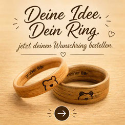 Bestellformular - personalisierter holzringe & Ehering