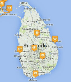 Pour vous repérer durant votre lecture. Trajet: Colombo -> Kandy -> Polonnaruwa -> Baticaloa -> Ella -> Mathara -> Colombo
