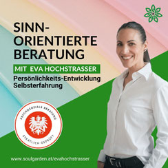 Eva Hochstrasser bietet Sinnorientierte Beratung zur Persönlichkeitsentwicklung und Selbsterfahrung