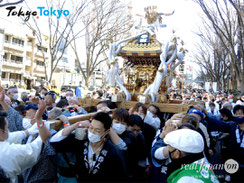 建国祭, 奉祝神輿パレード, 2023年2月11日, 原宿表参道, 明治神宮