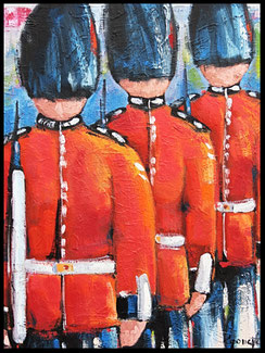 Énergique huile sur toile 24x18