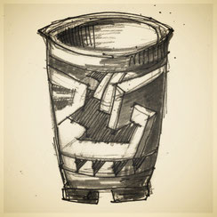 Andre Bauersfeld Keramik-Becher