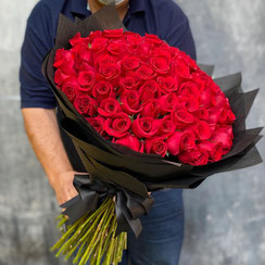 Bouquet 100 Rosas Rojas San Valentin