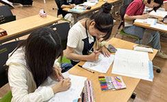 交流会準備中の様子