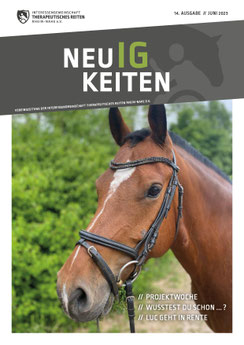 Hofzeitung NeuIGkeiten, Inhalt u.a.: Hallenjubiläum, Ferienkurse, Termine 2023 