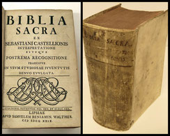 BIBLIA SACRA, Latein, Sebastiani Castellionis 1729, Leipzig, S.B.Walther, € 600,00