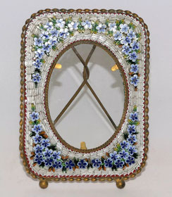 Mikromosaik Rahmen rechteckig Millefiori Murano Italien 1880 13,0 x 9,0 cm, € 240,00