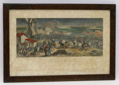 Seltener Kupferstich Bataille de Valmy 20. Sept. 1792 37,8 cm x 26,0 cm, € 250,00