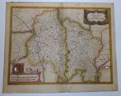 Quercy Cadurcium, Kupferstich,Französische Provinz,altkoloriert, 1606, Mercator, € 120,00