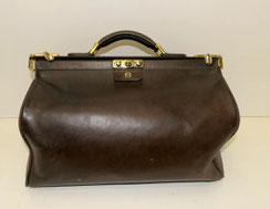 Aigner Hebammen Tasche Artzkoffer braunes Leder Maß 31 x 46 x 26,5 cn, € 540,00