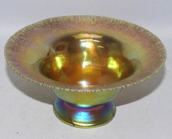 WMF Schale Serie "Myra" Karl Wiedmann irisierendes Glas 20er Jahre Ø 17,5 cm, € 195,00