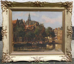 Gerrit Willem KNAP 1873-1931 Hafen Amsterdam Mantelbaanstoren 58 x 48 cm, € 1850,00