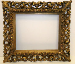 Kleiner Barock Rahmen geschnitzt stuckiert vergoldet 60,0 x 54,0 cm, € 480,00