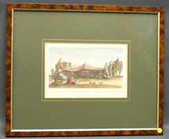 Altcolorierter Kupferstich "Tentes D ´Arabes" nach Denon gest. Baltard 19,5x13cm, € 120,00