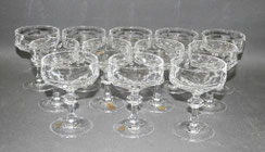 12er Satz Likörschale Kristallglas Nachtmann Serie "Alexandra" H. 10,0 cm 70ml, € 96,00