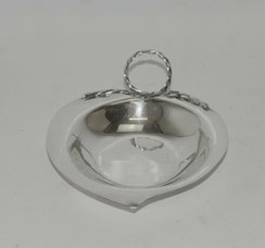 Herzförmige Silberschale, 925er Sterling, Made in Mexiko, 176,0 g.,16,0 x15,0 cm, € 272,00