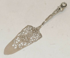 Kuchenheber, Kuchenschaufel, 800er Silber, Hildesheimer Rose, 22,2 cm, € 65,00