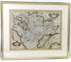 Kupferstich, Karte Frankreich, Artesia, Artois, altkoloriert, Mercator um 1600, € 265,00