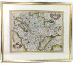 Kupferstich, Karte Frankreich, Artesia, Artois, altkoloriert, Mercator um 1600, € 265,00