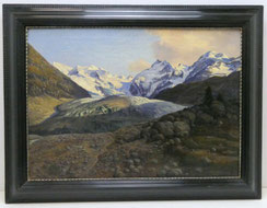 Peter Eilers, Morteratsch,Blick auf Bernina-Gruppe, Balü, Bellavista,Ölbild 1924, € 1350,00