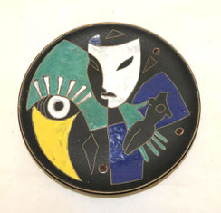 Ruscha Handarbeit "PICTURE" Keramik, Wandteller Nr.717 Design Picture Ø 22,4 cm, € 75,00