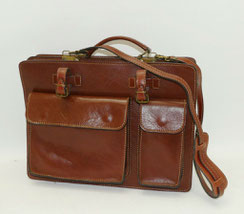 Herren, Echt Leder, Umhängetasche, Laptop Tasche, rot braun, € 115,00