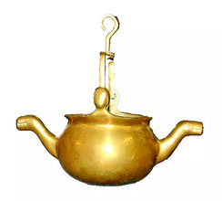 Lavabo Aquamanile Flämischer Stil des 15. Jahrhunderts Kopie von 1850 Messing, € 480,00