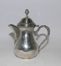 Kl. italienisches Mokkakännchen barocke Form 800er Silber Greggio Rino H. 14 cm, € 324,00