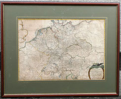 Altkolorierter Kupferstich "L´Empire D´Allemagne" 1805 L. Brion de la Tour 74x52,€ 220,00