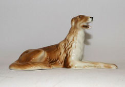 Porzellanfigur Windhund Royal Dux Czechoslovakia 19,0 cm, € 78,00