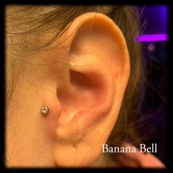 Piercing tragus - Bananabell Genève