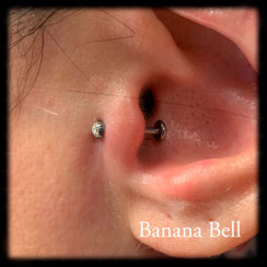 Piercing tragus - Bananabell Genève