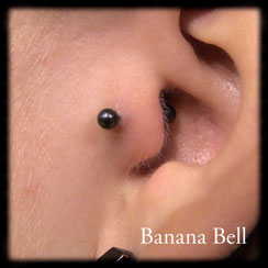 Piercing tragus - Bananabell Genève