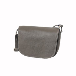 Leder Tasche taupe grau EM-EL Collection