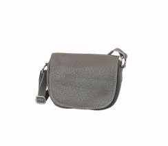 Leder Tasche grau taupe EM-EL Collection