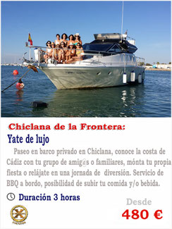Alquiler de barco en chiclana de la frontera