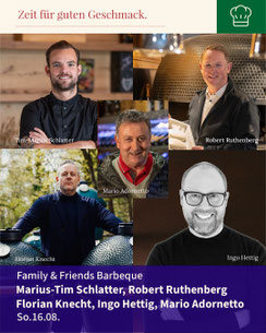 37. Kirchheimer Weindorf - Gourmet-Sonntag mit den Verwöhnern Schlatter/Ruthenberg/Knecht/Hettig/Adornetto - 16.08.26