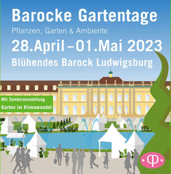 Perlenpool stellt vom 28. April bis einschließlich 01. Mai 2023 zum 10ten Ma auf den Barocken Gartentagen im Ludwigsburger Schlosspark aus. 