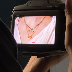 drei schöne Brezelketten fotografiert