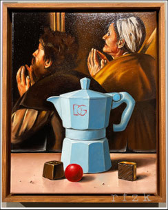 Pride Junge vor Regenbogen Michael Jampolski Kunst rfzk Nürnberg