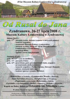 Od Rusal do Jana 2008