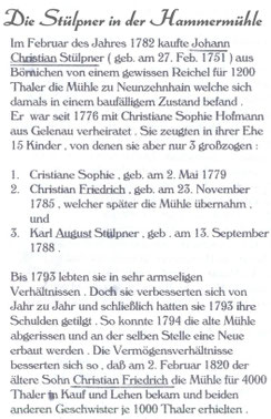 Bild: Wünschendorf Erzgebirge Stülpner Hammermühle Neunzehnhain