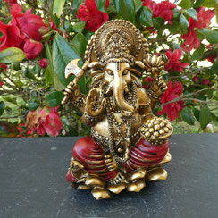 ganesh assis sur lotus sur le site d'Alain rivera