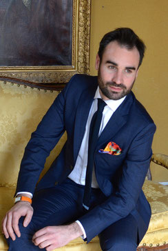 Foulard Pochette Homme Soie Voiles Fanfaron