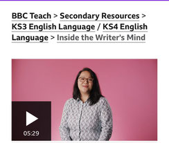 BBC Teach - tips for young writers
