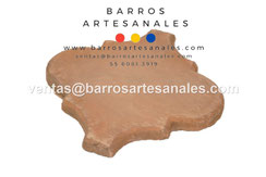 <img src="Loseta Españolita de Barro al Natural.jpg" alt=" Loseta Españolita de Barro Claro al Natural San Felipe hecha en México 100% a mano" />