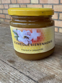 Bienenhonig  aus der Region Thun vom petershof 