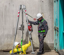 Ausrüstung für beengte Räume confined Space