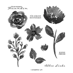158982 Stempelset Anmutige Blüten